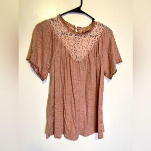 Knox Rose. Women’s blouse, size medium, color pink.